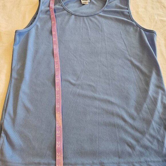 Asrian Delafield Two Layer Blue Top - Picture 2 of 10